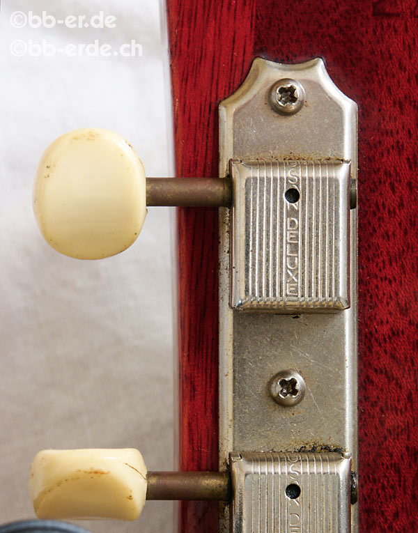 Detail der Kluson Mechaniken