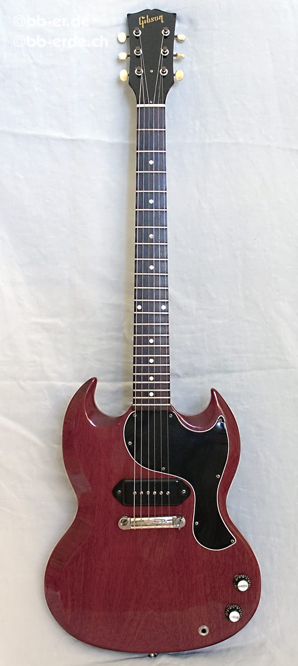 Foto der Vintage-Gibson SG Junior, Totale