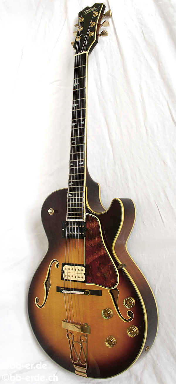 Foto der Wotan Jazz-Gitarre aus den 80er Jahren, Totale